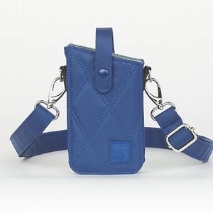 IHKWIP Call-Me-Later Cell Phone Crossbody with RFID Card Slots-French Navy